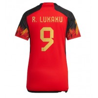 Belgia Romelu Lukaku #9 Fotballklær Hjemmedrakt Dame VM 2022 Kortermet